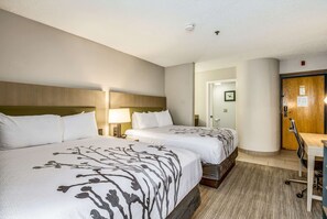 Standard Room, 2 Queen Beds, Non Smoking | Desk, laptop workspace, blackout drapes, iron/ironing board - Sleep Inn Fort Mill near Carowinds Blvd (Fort Mill)