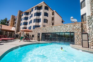 Indoor pool, outdoor pool