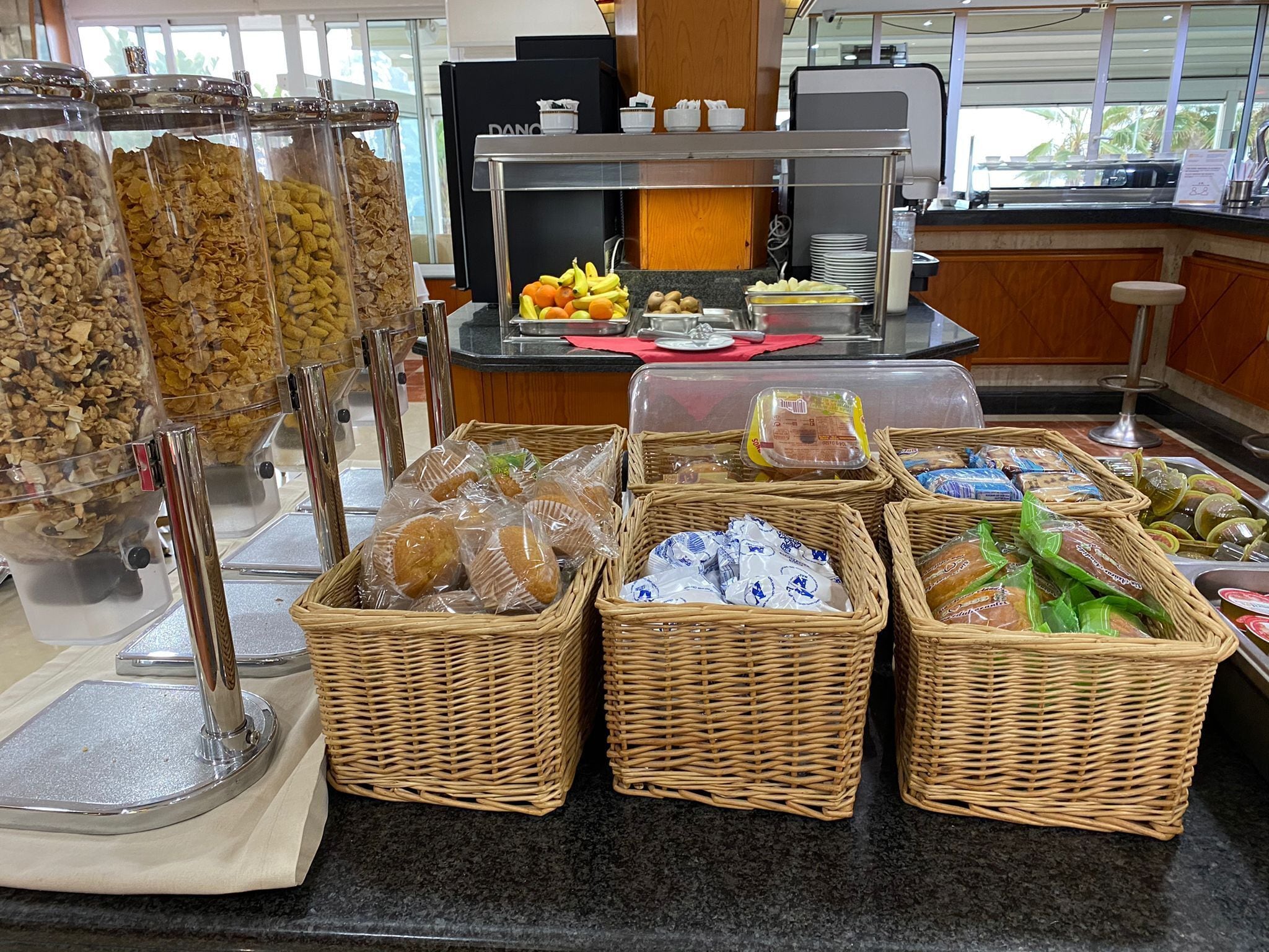 daily buffet breakfast (eur 7 per person)