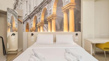 Standard Double Room, Accessible, Non Smoking | In-room safe, desk, laptop workspace, iron/ironing board