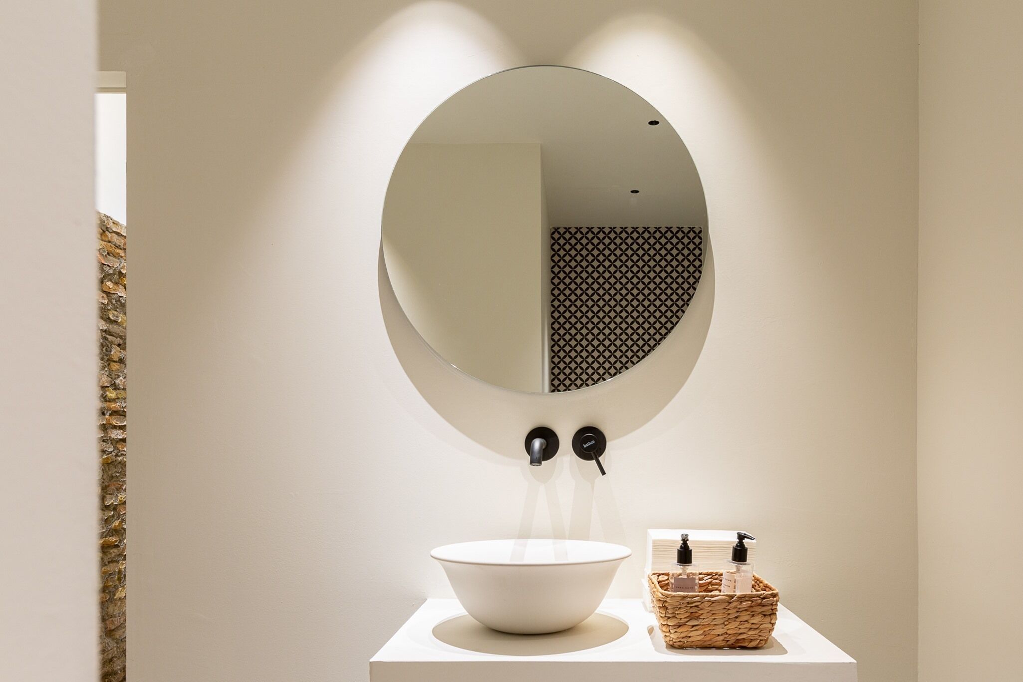 free toiletries, hair dryer, towels