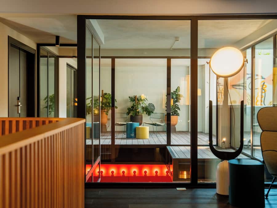 Sala de estar en el lobby