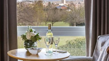 Hypo-allergenic bedding, in-room safe, desk, iron/ironing board