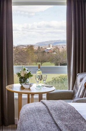 標準雙人或雙床房, 高球場景觀 | 低過敏寢具、客房內保險箱、書桌、熨斗/熨衣板