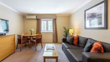 In-room safe, desk, laptop workspace, blackout drapes