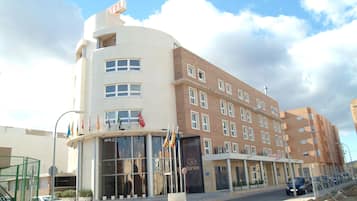 Façana frontal de l'allotjament