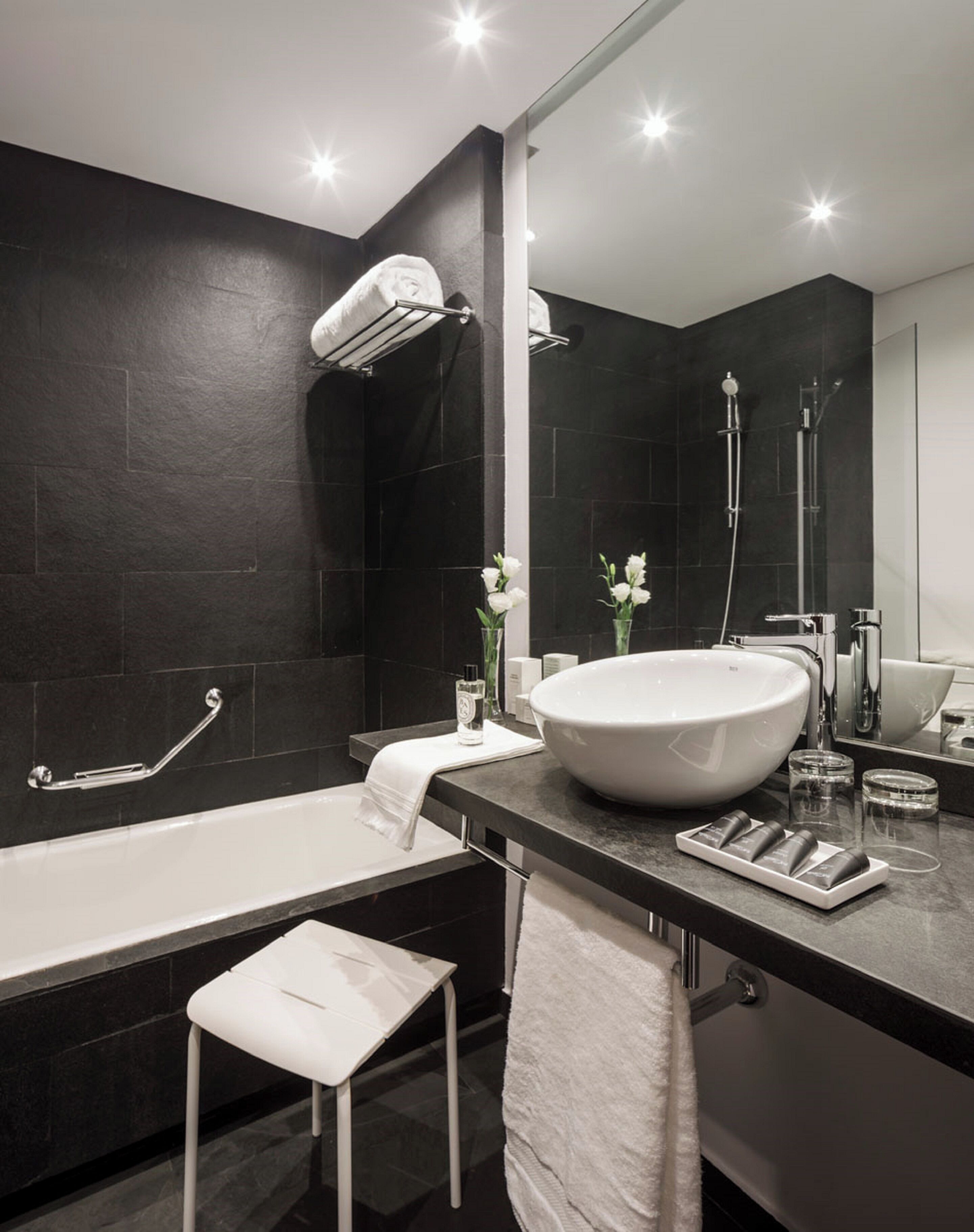 superior room | bathroom | eco-friendly toiletries, hair dryer, towels, soap