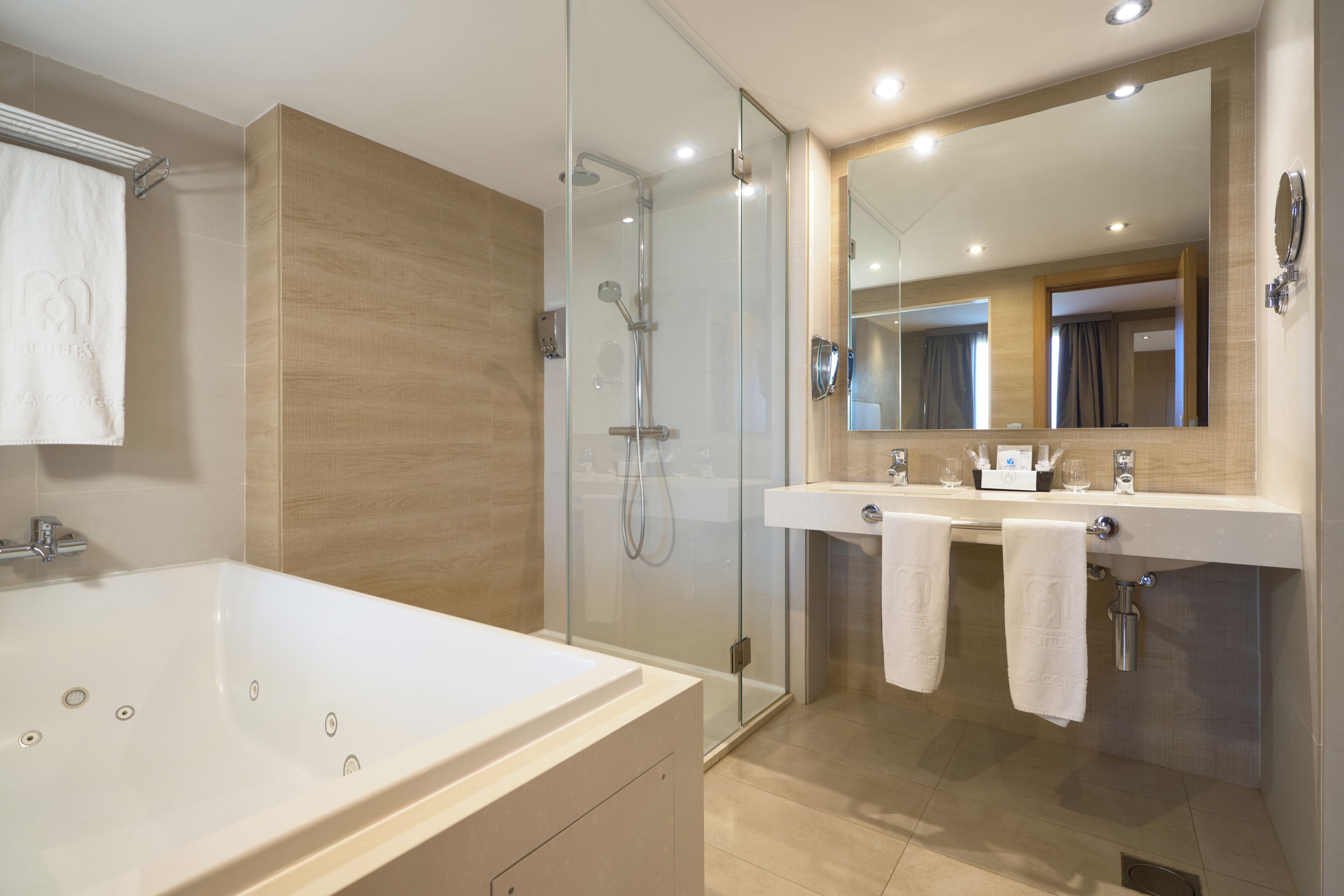 Phòng Suite Junior | Phòng tắm | Đồ dùng nhà tắm miễn phí, máy sấy tóc, khăn tắm 