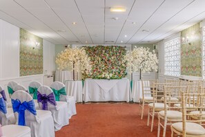 Área interna para casamento