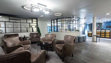 Sitteområde i lobbyen