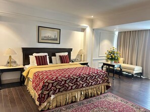 Luxury-Studiosuite (Ashok) | 1 Schlafzimmer, Bettwäsche aus ägyptischer Baumwolle