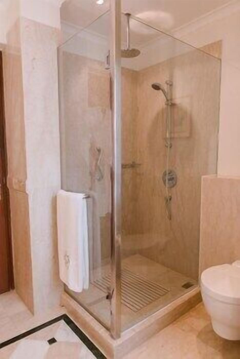 Bathroom | Combined shower/tub, deep soaking tub, designer toiletries, bathrobes