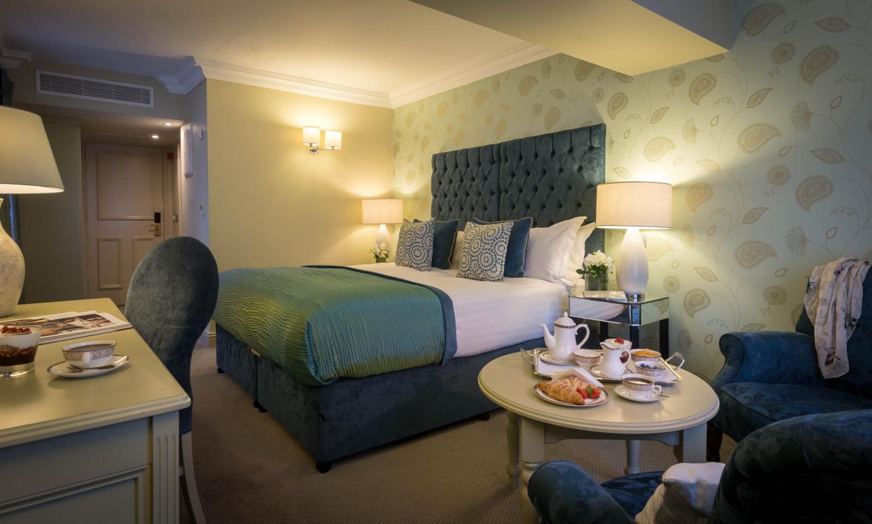 in-room safe, desk, blackout curtains, iron/ironing board