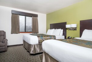 In-room safe, desk, laptop workspace, blackout drapes