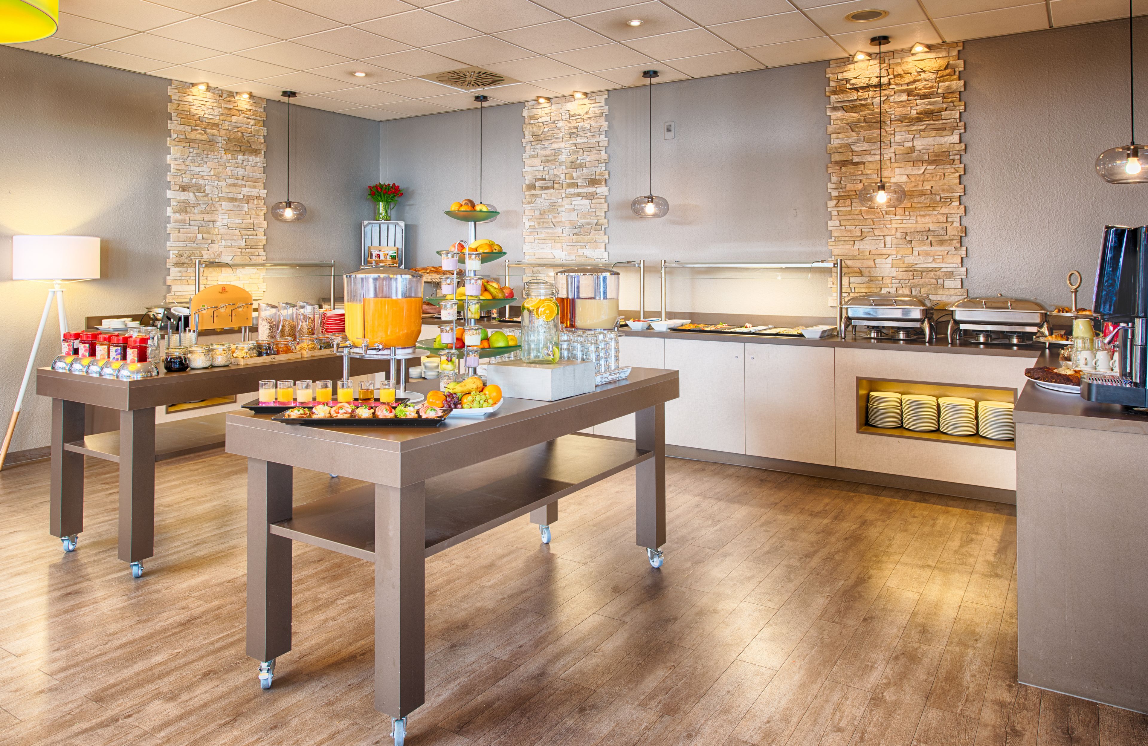 daily buffet breakfast (eur 17 per person)