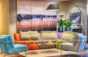 Sitteområde i lobbyen