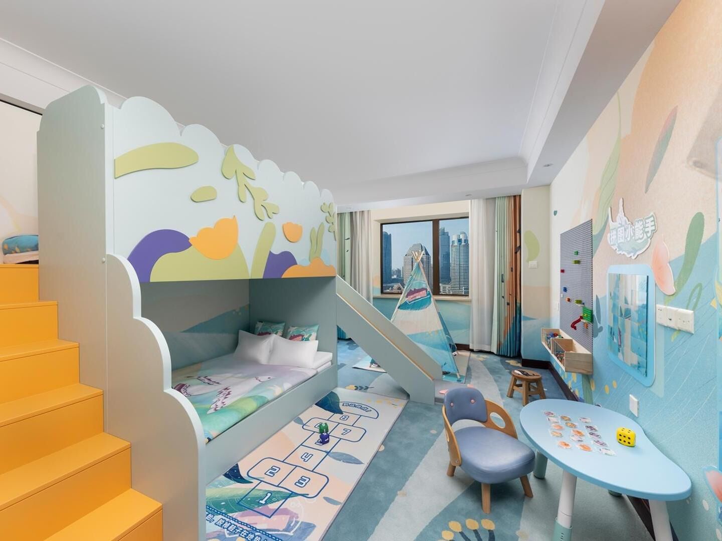 Family Quadruple Room, Multiple Beds | Minibar, in-room safe, desk, blackout curtains