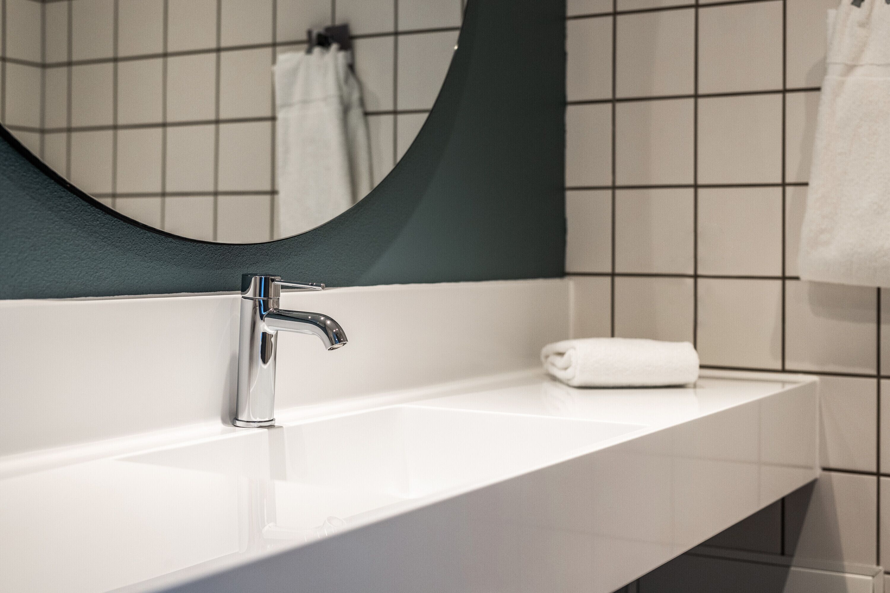 junior suite, patio | bathroom | eco-friendly toiletries, hair dryer, towels