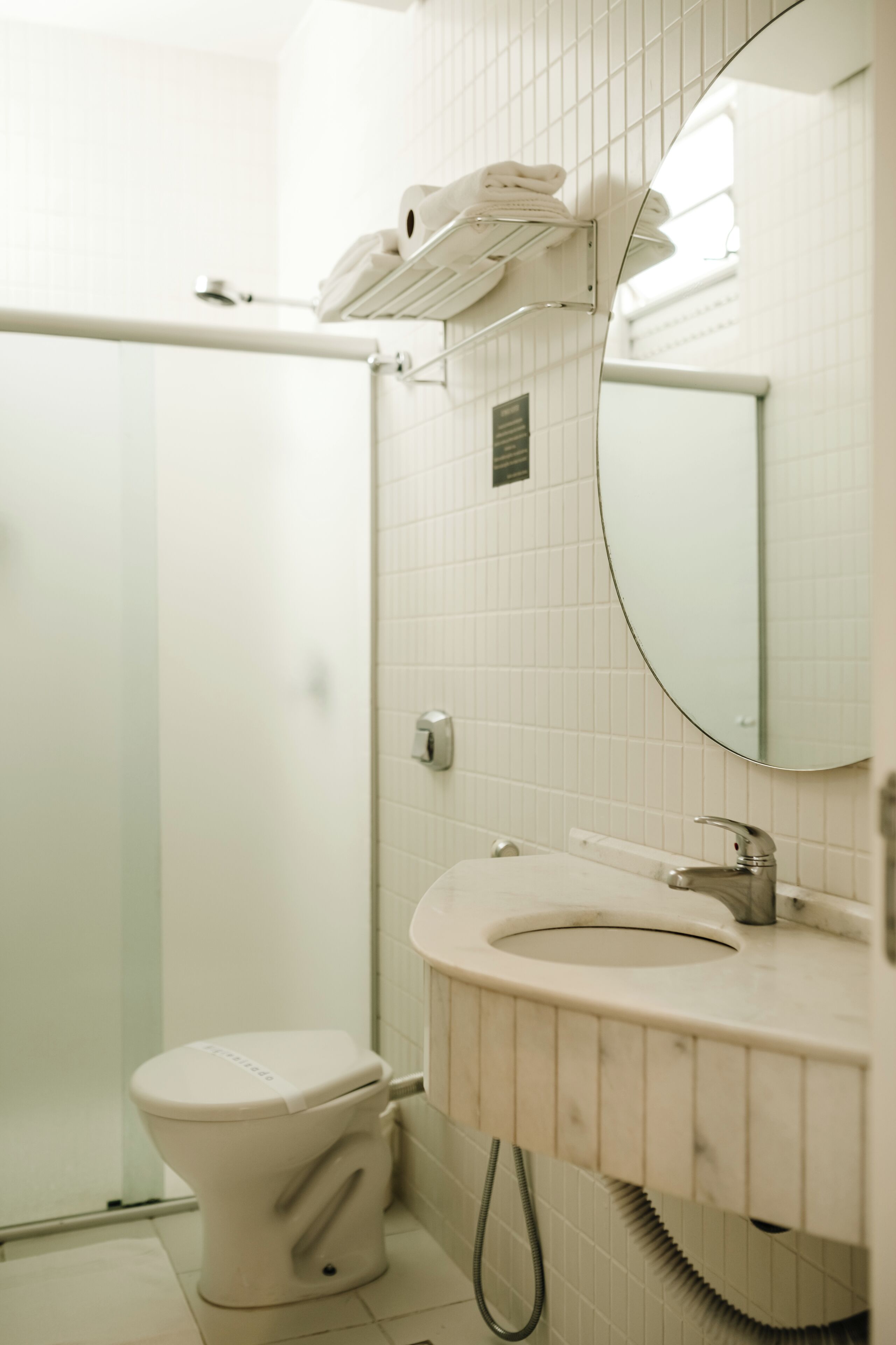 luxury triple room | bathroom | shower, free toiletries, towels