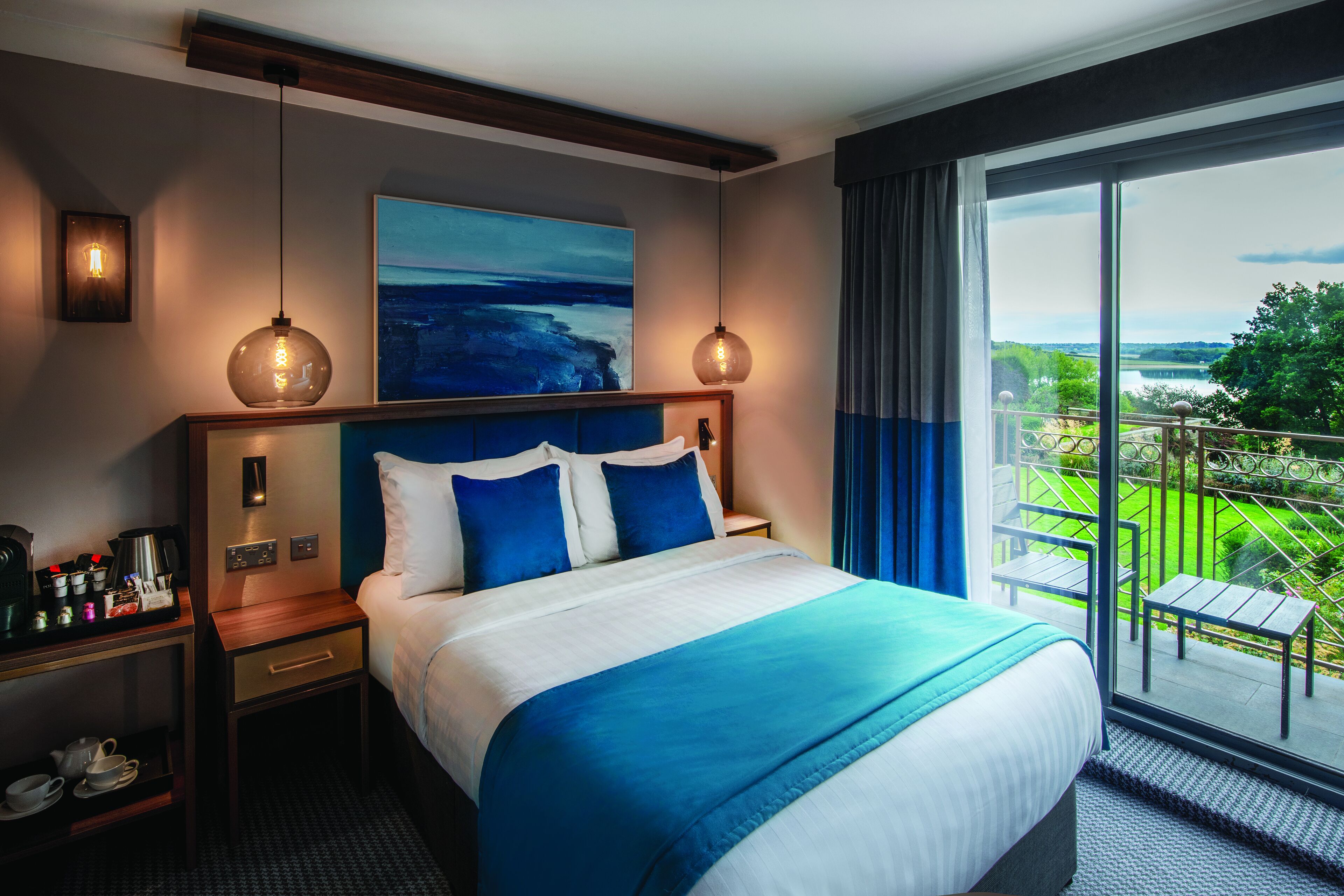 Bộ trải giường bằng vải cotton Ai Cập, bộ đồ giường cao cấp 