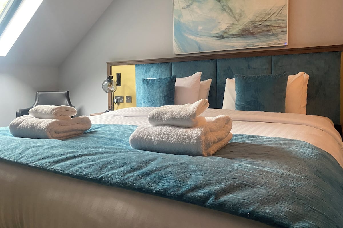 2 Schlafzimmer, Bettwäsche aus ägyptischer Baumwolle