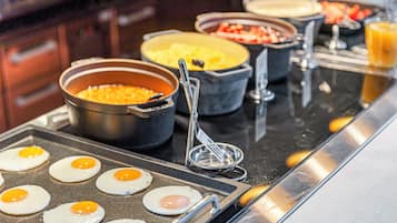 Petit déjeuner buffet compris tous les jours