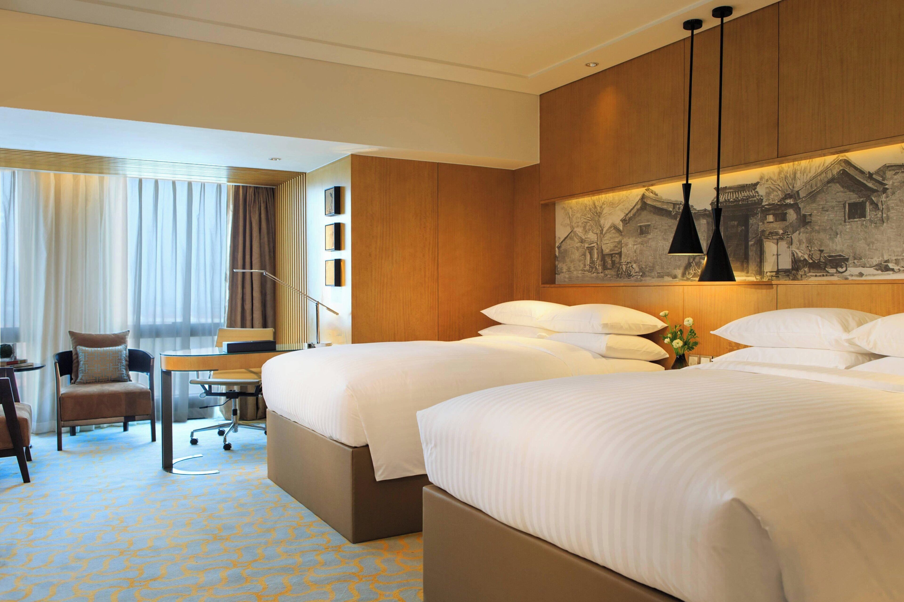 premium bedding, down duvets, minibar, in-room safe