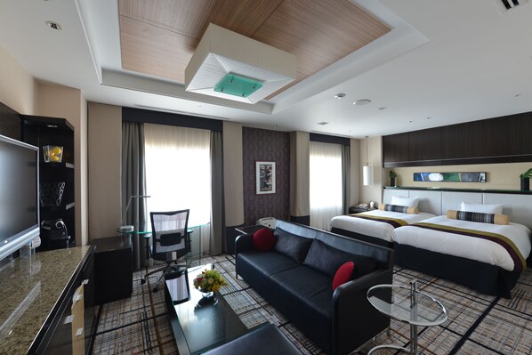 行政雙床房, 非吸煙房 | 房內夾萬、書桌、遮光窗簾/窗簾、隔音