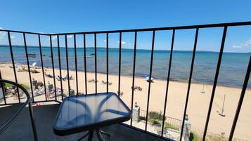 Blick von der Unterkunft