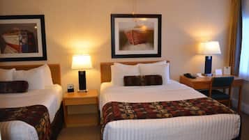 1 Bedroom 2 Queen Lakeview Family Suite - No Pets | 1 bedroom, pillow-top beds, blackout curtains, soundproofing