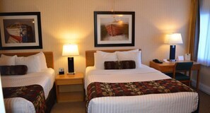 1 Bedroom 2 Queen Lakeview Family Suite - No Pets | 1 bedroom, pillowtop beds, blackout drapes, soundproofing