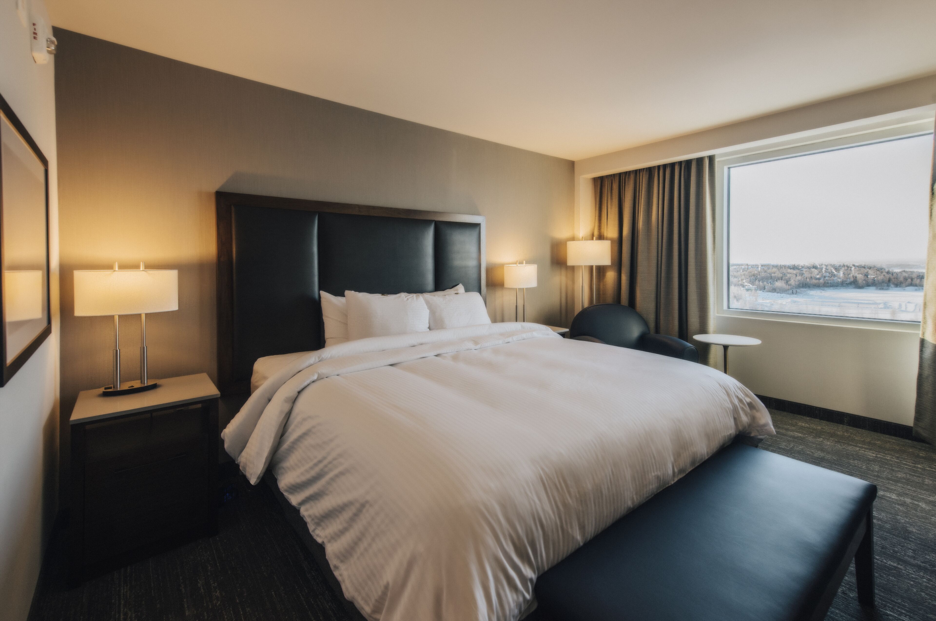 Premium bedding, pillowtop beds, in-room safe, desk