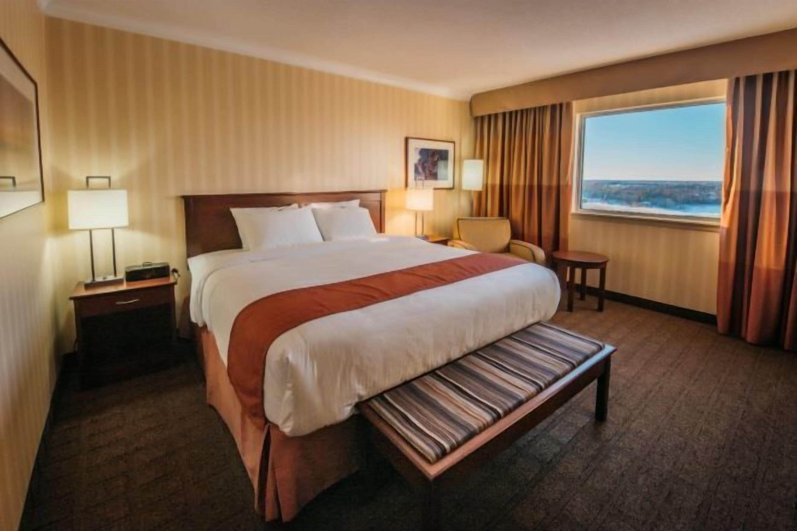 Premium bedding, pillow-top beds, in-room safe, desk