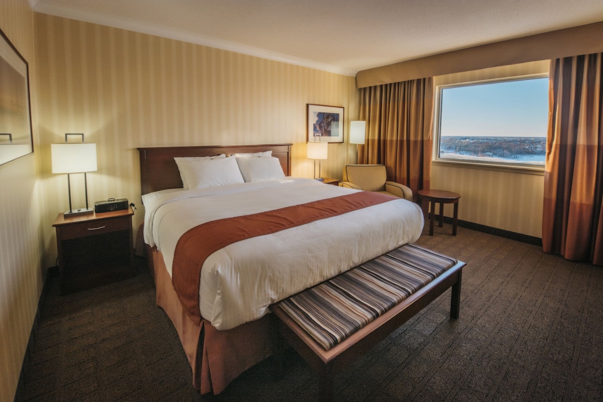 standard room, 1 king bed | premium bedding, pillow-top beds, in-room safe, desk