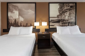 Standard Room, 2 Queen Beds | Pillow-top beds, in-room safe, desk, iron/ironing board