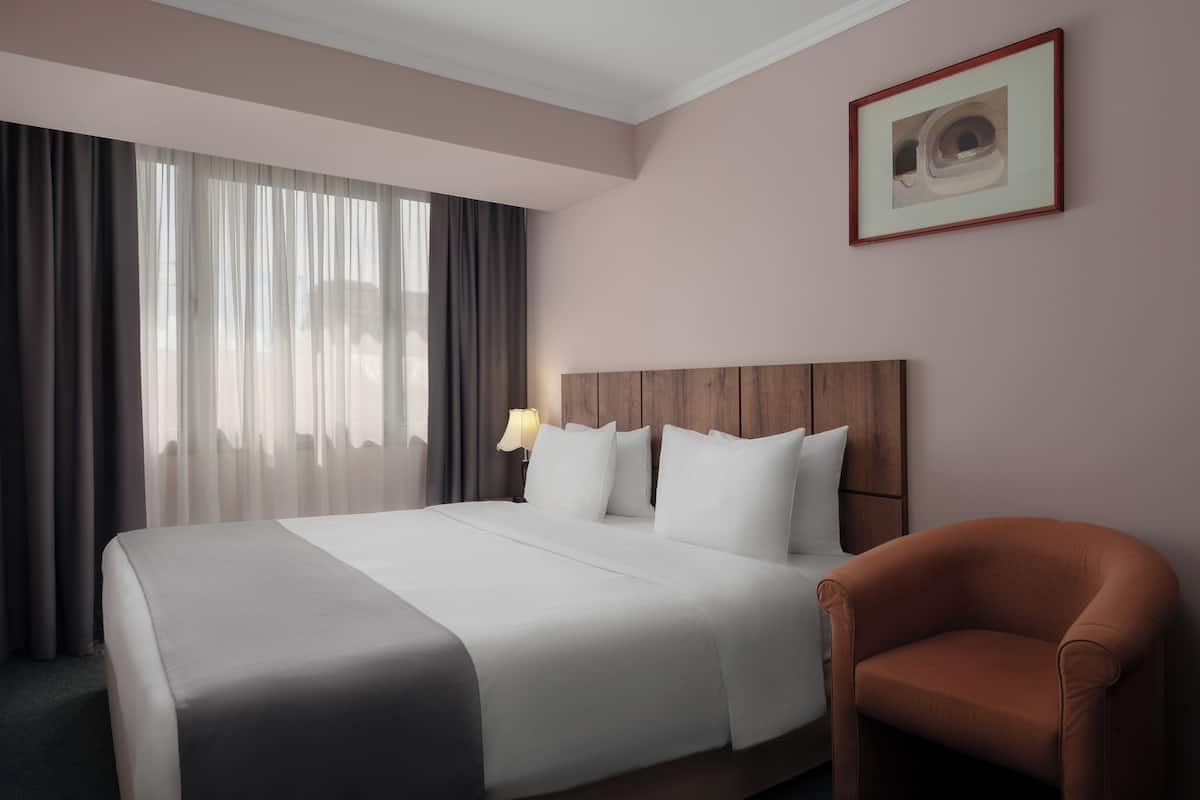 Single Room | Minibar, in-room safe, desk, iron/ironing board