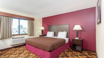 Desk, blackout curtains, iron/ironing board, free cots/infant beds