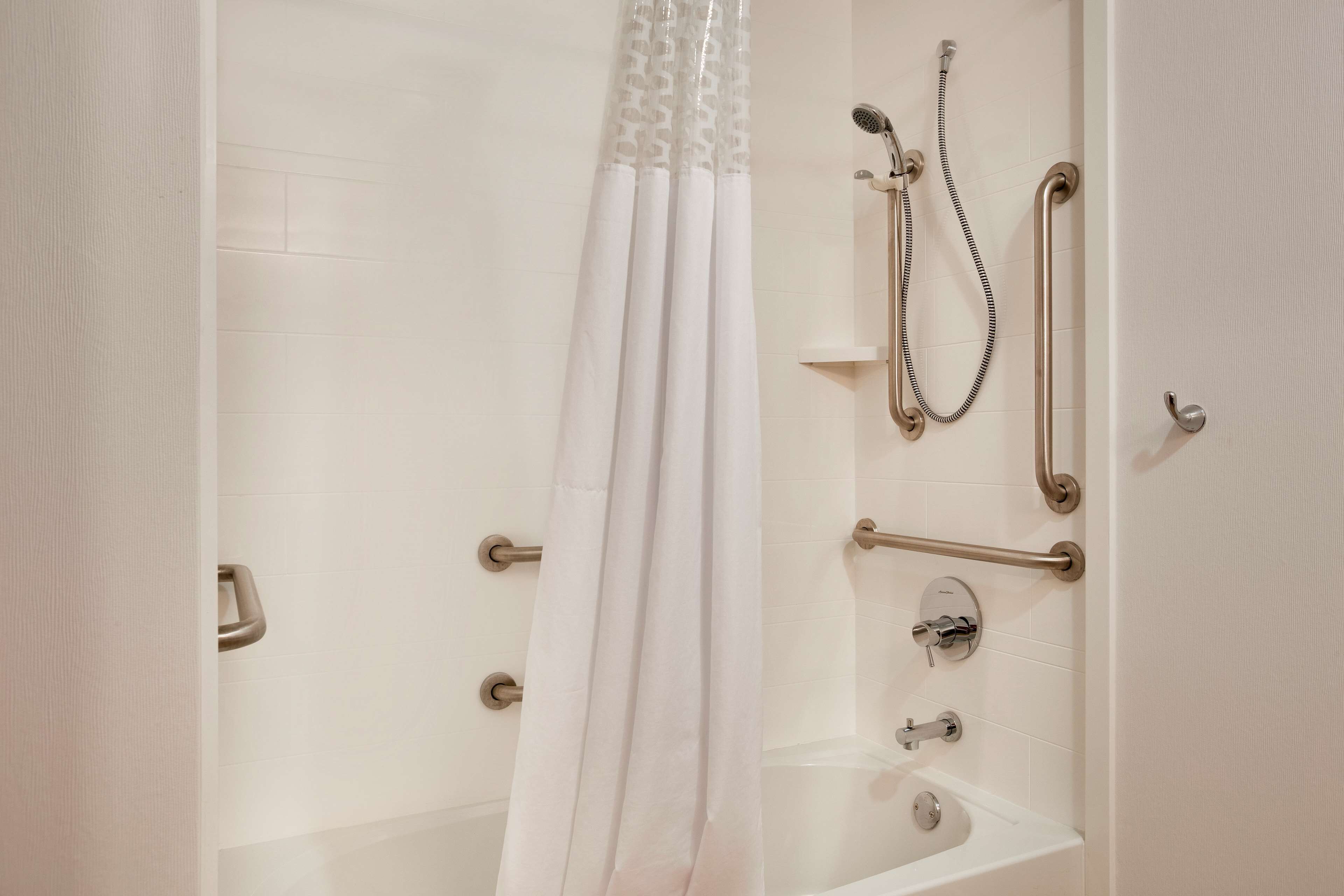 free toiletries, hair dryer, towels, soap