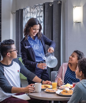 Free daily on-the-go breakfast