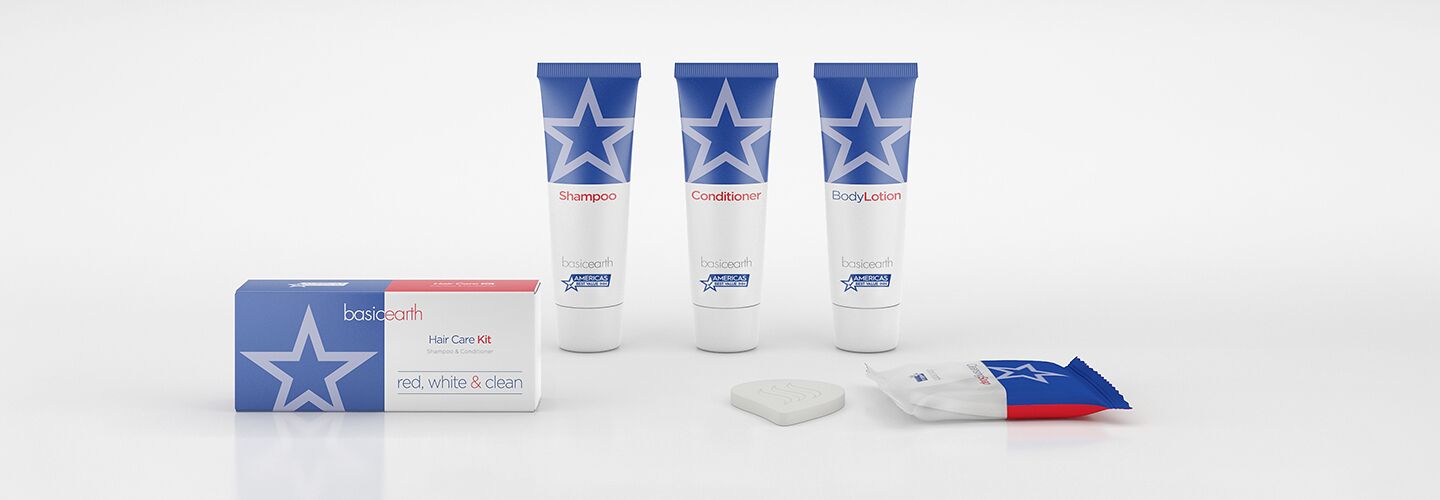 Free toiletries, hair dryer, towels