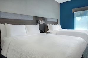 Standard Room, 2 Queen Beds | In-room safe, desk, blackout curtains, iron/ironing board