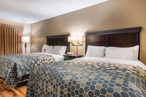 Chambre Double, 2 grands lits, non-fumeurs | Literie de qualité supérieure, surmatelas, fer et planche à repasser