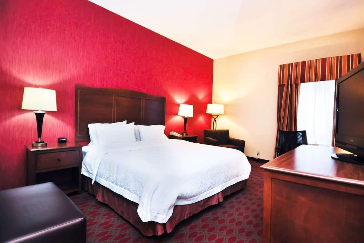 Blackout curtains, iron/ironing board, free WiFi, bed sheets