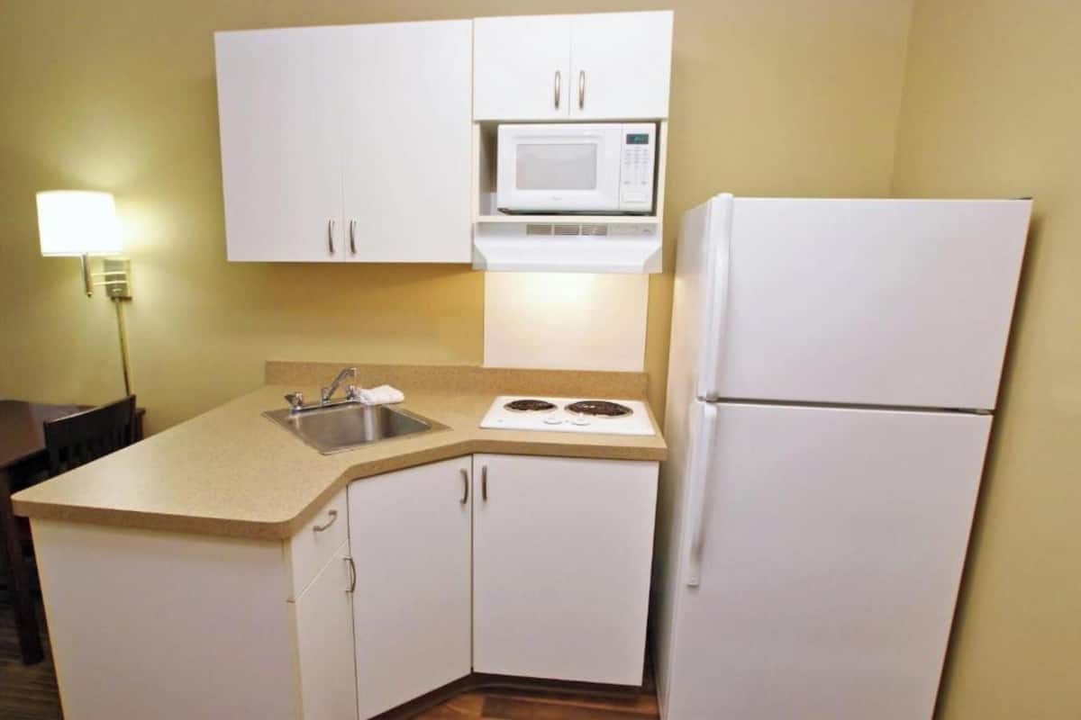 Kamar, 2 Tempat Tidur Double, Bebas Asap Rokok, dapur | Dapur pribadi | Lemari es, microwave, oven, dan kompor