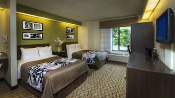 In-room safe, desk, laptop workspace, blackout drapes