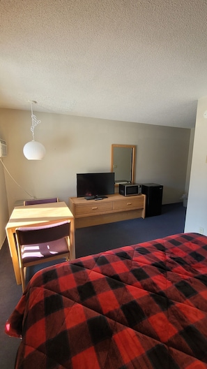 Standard Room, 1 King Bed | Living area | 32-inch TV with cable channels