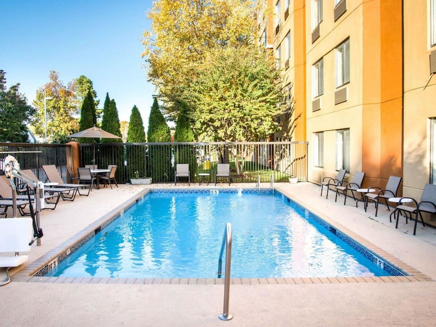 Seasonal outdoor pool