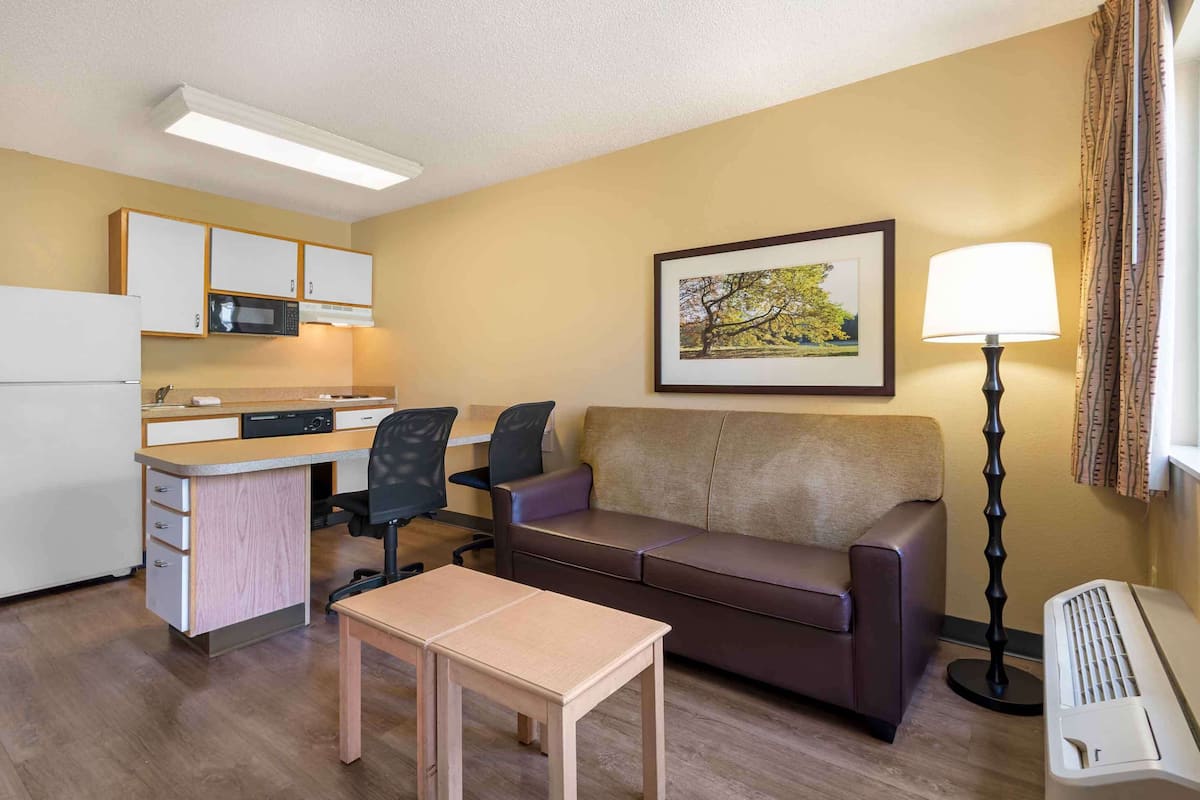 deluxe studio, multiple beds, non smoking | desk, free wifi