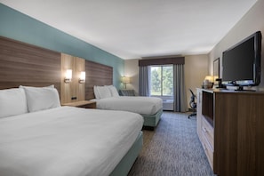 Standard Room, 2 Queen Beds, Non Smoking, Refrigerator & Microwave