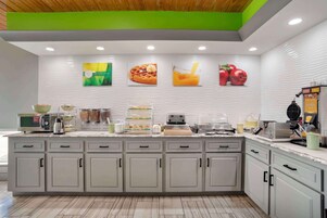 Free buffet breakfast